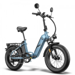 Elektriratas Maastikuratas Fafrees FF20 Polar 500W Mootor 20 Paks Rehvidega T&auml;iskasvanute Elektriratas 48V 26.8AH 7 K&auml;iku Maksimaalne Koormus 150Kg Mechanical Brake sinine