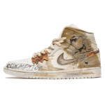 Jordan Air Jordan 1 Mid top Vintage Korvpallijalatsid Meeste Pruun 554724-130(TeamF-) 44.5