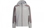 Adidas Wind.Rdy Softshell Kapuutsiga Jakk & Mantlid Meeste Puhta J&auml;&auml;hall IP0732 S hall v&auml;rv