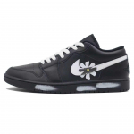 Jordan Air Jordan 1 Kulumiskindel Kulumiskindel Madal Korgiga Vintage Korvpallijalatsid Unisex Must Valge 553558-093(Team1524-) 40