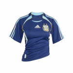 Adidas Argentina Koopia Tagasi Slim Fit &Uuml;mmarguse kaelusega Kootud L&uuml;hikeste varrukatega Jalgpallis&auml;rk Naiste topid KE2289 2XS
