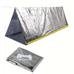 Kahe inimese h&auml;daabivarjualune Bivy elluj&auml;&auml;mise telgikomplekt Mylari torutelk magamiskott veekindel v&auml;litingimustes korduvkasutatav SOS termotekk h&otilde;be