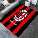 2025 Uus AC Milan Vaip Vaip Elutuppa Magamistuppa Kodu Diivani Kaunistus, Laste m&auml;ngimine Libisemisvastane P&otilde;randamatt05 70x100cm( 27x39in )
