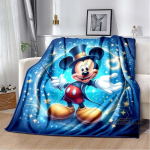 Miki Hiire koomiksitekk on kohev ja pehme, sobib lastele ja t&auml;iskasvanutele ning on t&auml;iuslik koju, reisimiseks, telkimiseks an 75x100cm