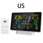 WIFI nutikas ilmakell 4 p&auml;eva ilmaennustus ilmajaam Juhtmevaba temperatuuri niiskusinstrumendi automaatne kalibreerimine