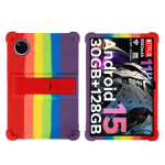 Pehme silikoon&uuml;mbris Doogee Tab G6 A9 Pro Plus T36 T40 Pro T20 Ultra T20S T20 T10Plus jaoks Reguleeritava alusega Kate Lastele Ohutu P&otilde;rutuskindel Doogee Tab G6