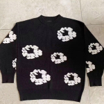 BeatStreet Vintage Kootud Kampsunid Talvine &Uuml;le suuruse Unisex Y2k Harajuku &Uuml;le suuruse Pulloverid Portree Graafiline &Scaron;ikk Esteetika Streetwear M white