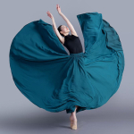 360/540/720 Kraadi &Scaron;ifoonseelik Ballett K&otilde;hutants Naiste Mustlaslikud Pikad Seelikud Tantsija Treenings&auml;rgid Erinevad Tantsuseelikud 720 degrees 95cm sinine