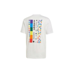 Adidas Originals Spectrum T-s&auml;rk &Uuml;mmargune kaelus Vabaaja Spordi T&auml;ht L&uuml;hike varrukas Meeste Topid Valge EI6215 M