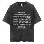 Pestud Vintage System of A Down Chop Suey Ingliskeelne T&auml;heprindiga T-s&auml;rgid Meeste Rock &Uuml;legabariidiline T-s&auml;rk s Alternatiivne Metall T-s&auml;rk M black