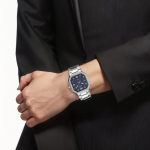CASIO STANDARD seeria 50 meetrit veekindel kuup&auml;evan&auml;it Kvartsterasest rihm meeste k&auml;ekell sinine sihverplaat MTP-B195D-2AV sinine