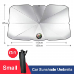 Uue auto esiklaasi p&auml;ikesekaitsekate Visiir P&auml;ikesevari Kaitsja P&auml;ikesevari Alfa Romeo Giulia Stelvio Giulietta 156 159 147 Mito Tonale GT jaoks