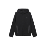 Nike Tech Fleece t&auml;ispika lukuga Windrunner kapuutsiga jakk Aasia suuruses 'Must' Meeste FB7922-010 M black