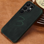 Luksuslik Retro Ehtsast PULL-UP Nahast &Uuml;mbris Samsung Galaxy S25 S22 Ultra S24 Plus S23Plus S23 Ultra A55 5G jaoks Luksuslik Tagakaas For Galaxy S25 roheline