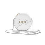 K&auml;sitsi valmistatud DIY Dior-ist inspireeritud &uuml;mbertehtud meigikott White