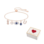 Swarovski Symbolica Roosa kullaga kaetud K&auml;ev&otilde;rud Naistele Sinine F-white gift box roosa kuldne v&auml;rv