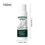100ml T&auml;rklisesprei Triikimiseks Staatilise Laengu T&otilde;rjuja Tugeva Hoidvusega Reisi Kangaste Staatilise Laengu T&otilde;rjuja Villa Puuvilla L&otilde;uendi Pol&uuml;estri Siidi jaoks 1pcs white