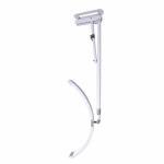 FOSOTO Laevalgusti Poolkuu Skaleeritav 90-120cm Seinale paigaldatav Kuuvalgusti Lamp ripsmetele Meik T&auml;itevalgusti T&auml;toveeringu JuuksuriSalongi jaoks Moon Light 25inch Pole 90-120cm