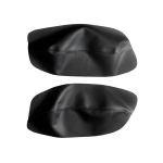 Vasakpoolse rooliga pehme nahast uksepaneeli kate VW Passat B5 1998 1999 2000 2001 2002-2005 jaoks Auto ukse k&auml;etoe paneeli katte liist Rear Black black