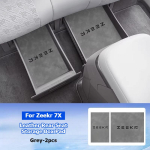 Geely Zeekr 7X Tagumise istme panipaiga karbi matt Nahast kaitsematt Libisemiskindel istmealuse karbi kate Modifitseeritud siseviimistluse tarvikud Artificial leather gray