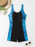 Uus suuruses naiste &uuml;hes t&uuml;kis ujumistrikoo surfamiseks ja v&otilde;idus&otilde;iduks 4XL blue