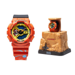 G-Shock Naruto Shippuden Koost&ouml;&ouml; Naruto Must Oranž Veekindel P&otilde;rutuskindel Spordikell Kvartsmehhanism Vaikrihm Meeste kellad GA-110NAR21-4PFN Collaboration Box
