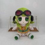 Vocaloid Megpoid Gumi Istuv Kuju Pehme T&auml;idisega Puuvillane Nukk M&auml;nguasjad Cosplay Armas Multikakarakter Fumo Pehme M&auml;nguasi Padi S&uuml;nnip&auml;ev One Size black
