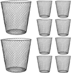 10 tk Traatv&otilde;rgust Laua Pr&uuml;gikast Ringlussev&otilde;tt Must Konteiner Magamistubadele Kontoritele Kooli K&ouml;&ouml;ki Kodu Elutuppa Vannituppa One Size gray