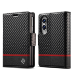 LC.IMEEKE Samsung Galaxy Z Fold8 jaoks Lai &Uuml;mbris, Klappnahast RahakottKate Seisutoega Kaitsekate Nahast Kest For Samsung Z Fold8 Wide gray