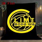 Bodo Glimt 2D tasapinnalise mustriga flanelltekk, K&otilde;rge kvaliteediga, K&otilde;ikideks aastaaegadeks, Kodu kaunistus, Soojus ja mugavus, T&auml;iuslik j&otilde;ulukingitus. 150cm x 200cm