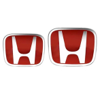 2 tk Honda esiosa ja tagumine embleem Accord 2013-2023 ABS kroomitud auto logo m&auml;rk Sobib 9. ja 10. p&otilde;lvkonna sedaanimudelitele Asendaja DI4 9th accord (13-17) punane