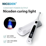 NICEDEN Traadita LED Hamba Ravivalgusti, 1s Kiire Raviehitus 800-2400mW/cm&sup2; 4 T&ouml;&ouml;režiimiga Komposiitharitsiini jaoks black