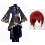 Twisted Wonderland Ace Trappola Tseremoniaalne Cosplay Kost&uuml;&uuml;m Heartslabyul T&auml;iskost&uuml;&uuml;m Halloweeni jaoks XXL black