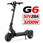 BOYUEDA G6 EU T&auml;iskasvanute E-t&otilde;ukeratas, 3200W kahe mootoriga, 52V 28Ah, 10-tollised rattad, LCD, maks. 70 km/h, kiire EU laost kohaletoimetamine G6-3200W52V28Ah-TT-1