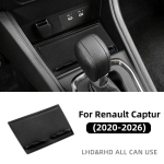 Renault Capturile   2024 2025 2026 Renault Kapturile Auto Keskkonsooli Juhtmevaba Laadija Libisemisvastane Matt must