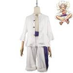 One Piece K&auml;ik 5 Nika Luffy Cosplay Kost&uuml;&uuml;m 2 Aastat Hiljem 2. P&otilde;lvkonna Cosplay Riietus Anime F&auml;nnidele L valge