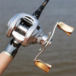 T&auml;ismetallist Baitcasting Reel 9+1BB 7:1 Baitcasting Kalastusrullid Soolases vees Baitcaster p&uuml;&uuml;girullid Right Hand