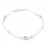 Altesse [H3283] &ndash; valge 'C&acirc;lin' h&otilde;bedane k&auml;ev&otilde;ru h&otilde;be