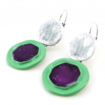 NOA [I9922] &ndash; roheline lilla disainliips 'Bora Bora' roheline