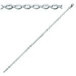 Les Tr&eacute;sors De Lily [L3824] &ndash; Roodiumiga kaetud h&otilde;bedane &auml;&auml;rekivi  Identity  (kohviuba) - 18 cm 4 mm h&otilde;be