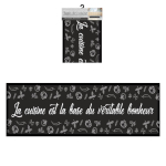 Les Tr&eacute;sors De Lily [Q2179] - K&ouml;&ouml;givaip  Toiduvalmistamine on t&otilde;elise &otilde;nne alus  must - 130x45 cm must