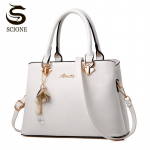 SCIONE naiste kotid Trendikad moodsad &otilde;lakotid 30cm*12cm*36cm valge