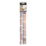 Les Tr&eacute;sors De Lily [R1500] &ndash; 6 kleebiste komplekt &bdquo;Imitation Brick&rdquo; &ndash; 60x10 cm pruun