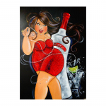 5D teemantmaal T&auml;is&uuml;mmargune teemanttikandid ristpistes 20X30CM