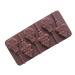 6-Snowflake j&otilde;ulupuu pulgakomm silikoon &scaron;okolaadi vorm &scaron;okolaad