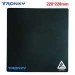 Tronxy soojendusega voodi kleebise leht ehituspinnaga k&otilde;rgele temperatuurile vastupidav 330 * 330 mm / 13,0 * 13,0 tolli 255x255mm must