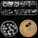 3D-k&uuml;&uuml;nekaunistus Ookeani sulamist ehted Glitter Rhinestones kuldne h&otilde;bekast h&otilde;be