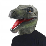 T&auml;iskasvanute uudne Halloweeni kost&uuml;&uuml;m, dinosauruste mask Lateks Raptor Animal Head T-rex Jurassic