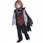 Laste poiste vampiirikost&uuml;&uuml;m, uhke kleit Halloweeni peokoosse riietusese S