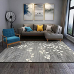 Nordic Light Luksuslik elutoa vaip Kodu N&uuml;&uuml;d Lihtne diivanilaud Magamistoa Diivanivaip Kohandatud saab pesta ja kergesti hooldatav 50*80cm black